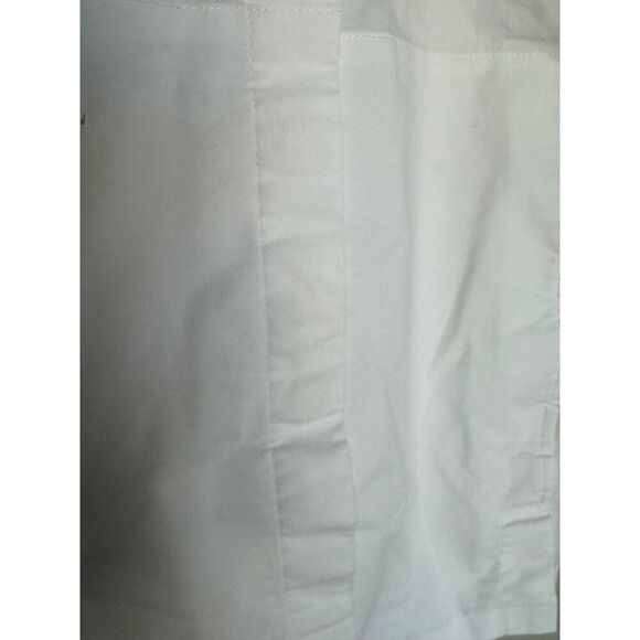 Hinson Wu Ally White Blouse Top Pockets Minimalist Career - Picture 5 of 6